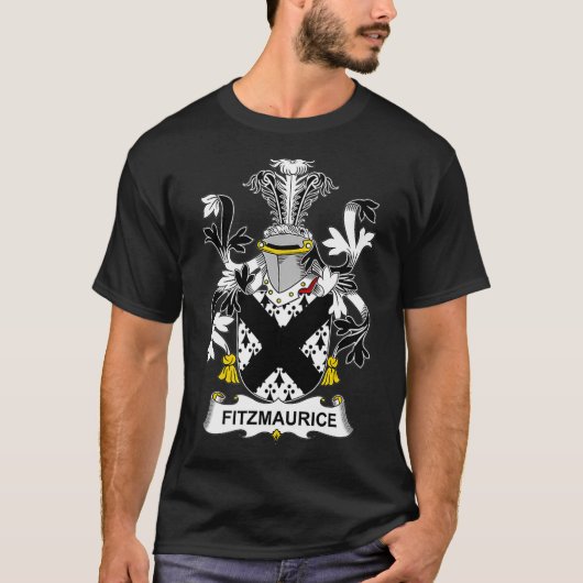 Fitzmaurice Coat of Arms Family Crest T-shirt (Voorkant)