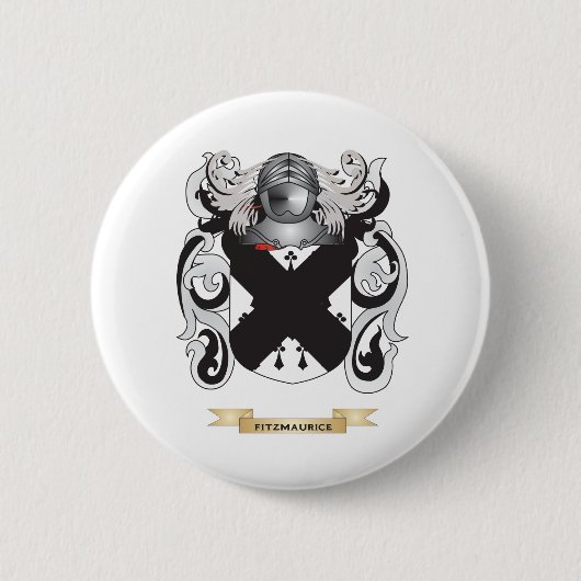 Fitzmaurice Wapenmunt Ronde Button 5,7 Cm (Voorkant)