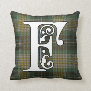 Fitzpatrick Clan Tartan Monogram Kussen