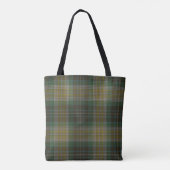 Fitzpatrick Clan Tartan Monogram Tote Bag (Achterkant)