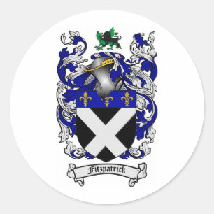 FITZPATRICK FAMILICK CREST - FITZPATRICK CREST RONDE STICKER