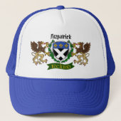 Fitzpatrick Irish Shield gepersonaliseerd Trucker Pet (Voorkant)