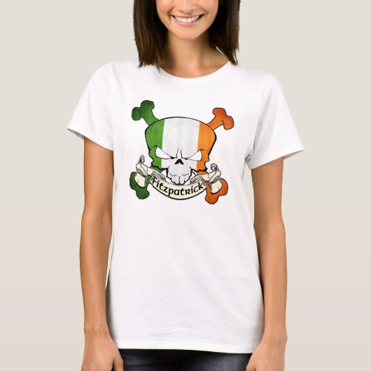 Fitzpatrick Irish Skull T-shirt (Voorkant)