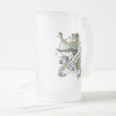 Fitzpatrick Tartan Lion Matglas Bierpul (Voorkant rechts)