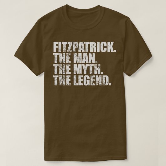 FitzpatrickFitzpatrick Familienaam Fitzpatrick las T-shirt (Design voorkant)