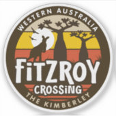Fitzroy Crossing, Sticker Western Australië (Voorkant)