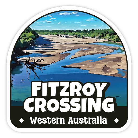 Fitzroy Crossing, Sticker Western Australië