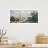Fitzroy Square, Londen (olie op het paneel) Poster (Keuken)