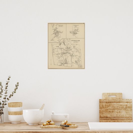 Fitzwilliam Cheshire Co Poster (Keuken)
