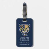 FIU Panter Head Bagagelabel (Achterkant verticaal)