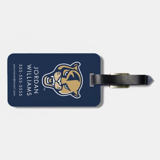 FIU Panter Head Bagagelabel (Achterkant horizontaal)