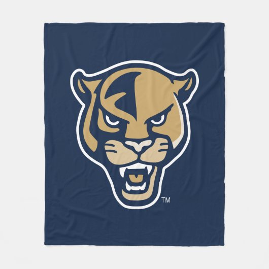 FIU Panter Head Fleece Deken (Voorkant)