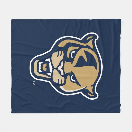 FIU Panter Head Fleece Deken (Voorkant (Horizontaal))