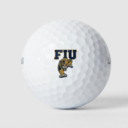 FIU Panters Golfballen (Voorkant)