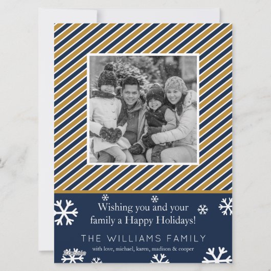 FIU-Panters - Kerstmis Feestdagenkaart (Achterkant)