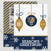 FIU-Panters - Kerstmis Feestdagenkaart (Voorkant / Achterkant)