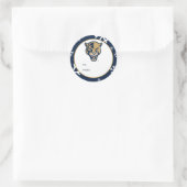 FIU-Panters - Kerstmis Ronde Sticker (Tas)