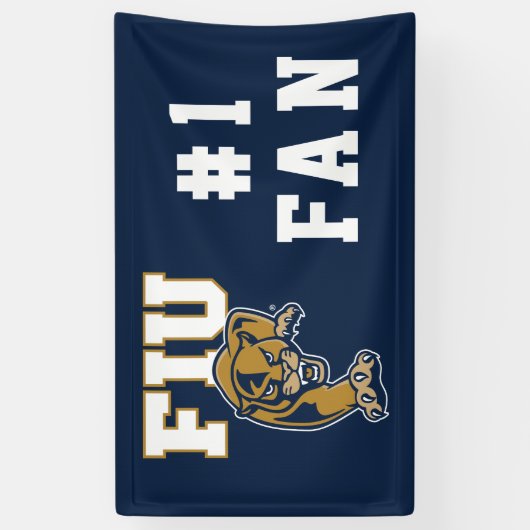 FIU Panters Spandoek (Verticaal)