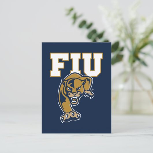 FIU Panters Uitnodiging Briefkaart (Staand voorkant)