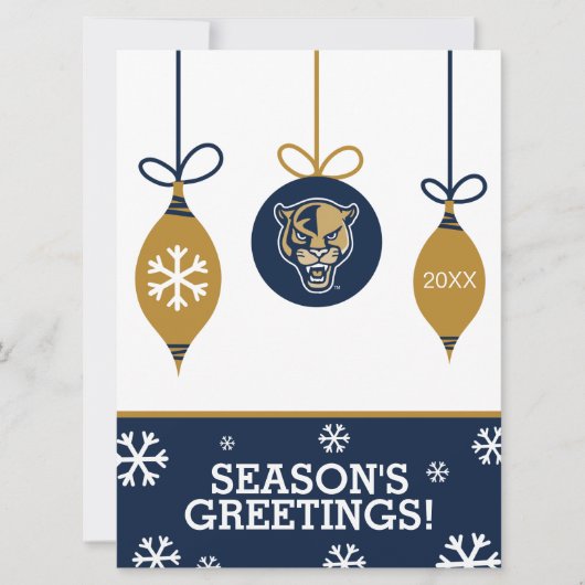 FIU Panthers - Kerst Feestdagenkaart (Voorkant)