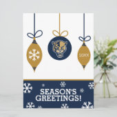 FIU Panthers - Kerst Feestdagenkaart (Staand voorkant)