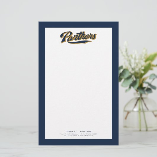 FIU Panthers Script Briefpapier (Staand voorkant)