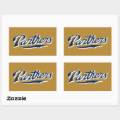 FIU Panthers Script Rechthoekige Sticker (Vel)
