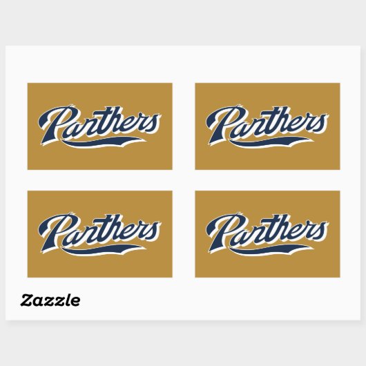 FIU Panthers Script Rechthoekige Sticker (Vel)