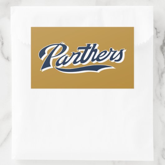 FIU Panthers Script Rechthoekige Sticker (Tas)