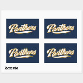 FIU Panthers Script Rechthoekige Sticker (Vel)