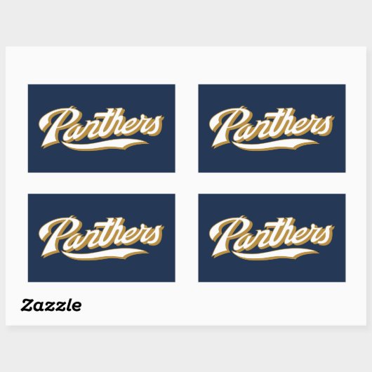 FIU Panthers Script Rechthoekige Sticker (Vel)