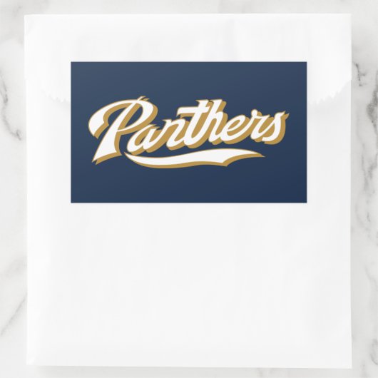 FIU Panthers Script Rechthoekige Sticker (Tas)