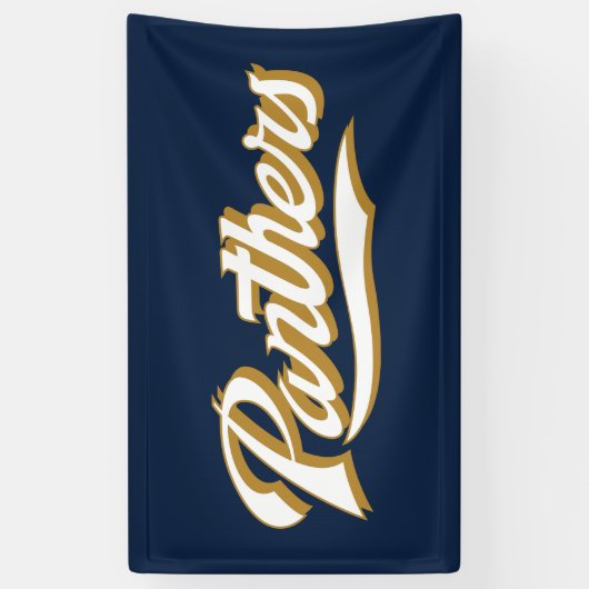 FIU Panthers Script Spandoek (Verticaal)