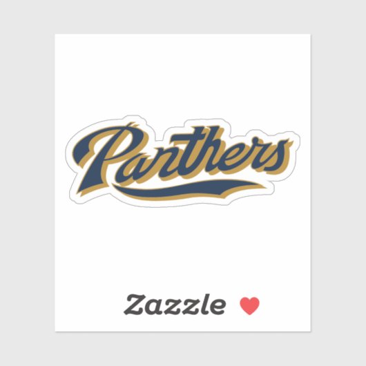 FIU Panthers Script Sticker (Vel)