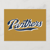 FIU Panthers Script Uitnodiging Briefkaart (Voorkant)