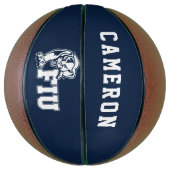 FIU Panthers - White Logo Basketbal (Verticaal)
