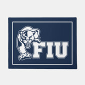 FIU Panthers - White Logo Deurmat (Voorkant)