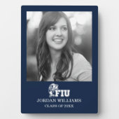 FIU Panthers - White Logo Fotoplaat (voorkant)