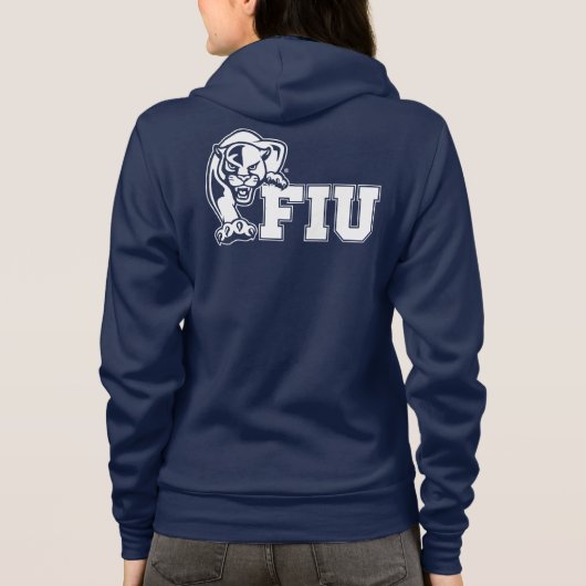 FIU Panthers - White Logo Hoodie (Achterkant)