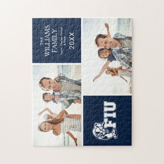 FIU Panthers - White Logo Legpuzzel (Verticaal)