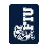 FIU Panthers - White Logo Magneet (Verticaal)