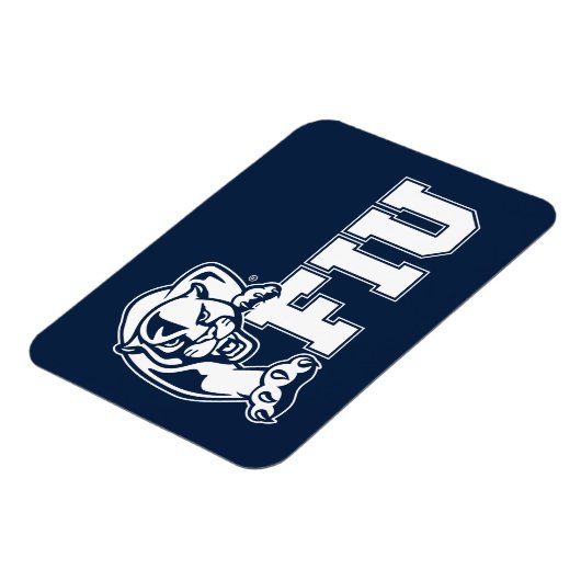 FIU Panthers - White Logo Magneet (Linkerzijde)