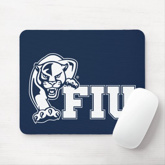 FIU Panthers - White Logo Muismat (Met muis)