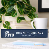FIU Panthers - White Logo Naambordje