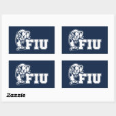 FIU Panthers - White Logo Rechthoekige Sticker (Vel)
