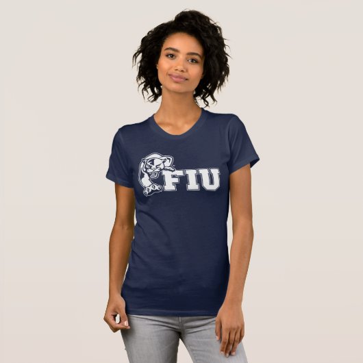 FIU Panthers - White Logo T-shirt (Voorkant volledig)