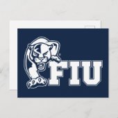 FIU Panthers - White Logo Uitnodiging Briefkaart (Voorkant / Achterkant)
