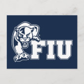 FIU Panthers - White Logo Uitnodiging Briefkaart (Voorkant)