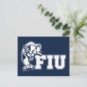 FIU Panthers - White Logo Uitnodiging Briefkaart (Staand voorkant)