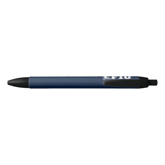FIU Panthers - White Logo Zwarte Inkt Pen (Achterkant)